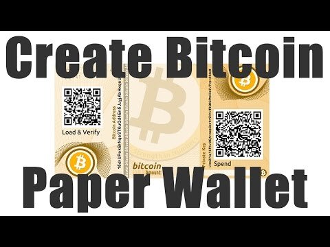 how to make a paper wallet bitcoin