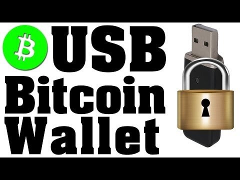 how to store bitcoins on flash drive